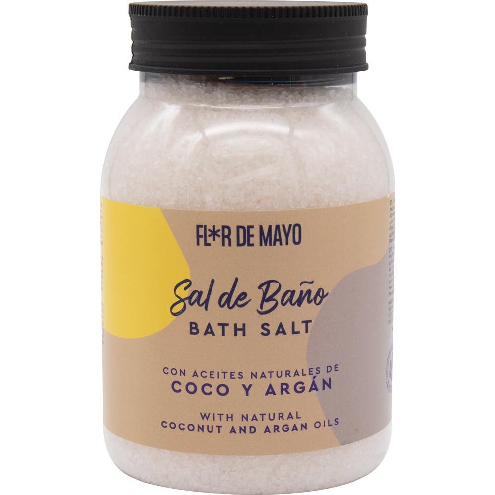 Flor de Mayo Sal de Baño Argán y Coco 650g