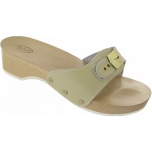 Scholl Zuecos de Madera Tacón 37