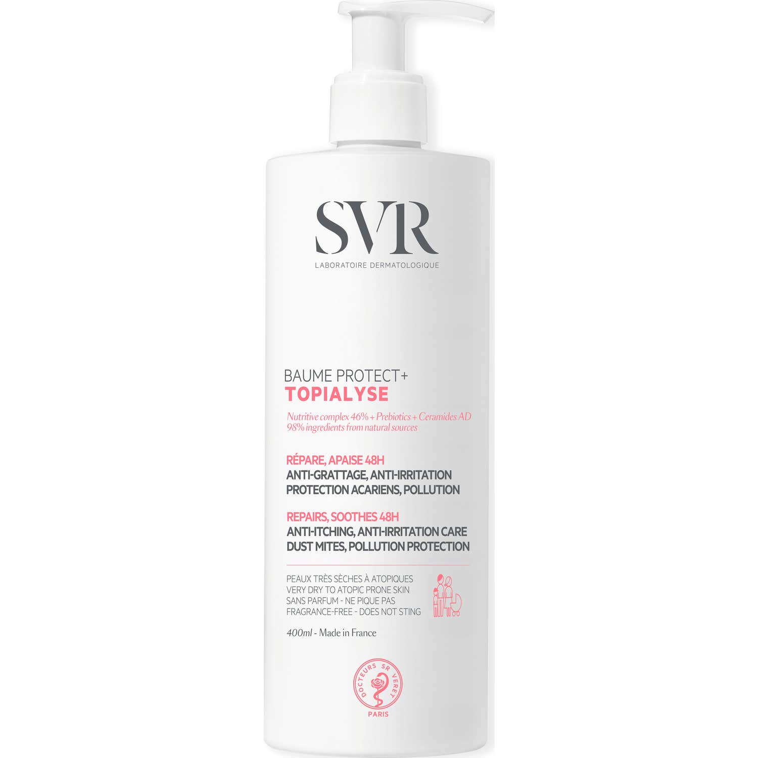 Svr Topialyse Baume Protect+ 400ml