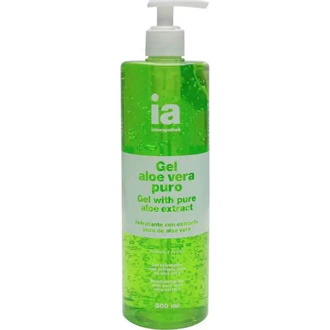 Interapothek gel hidratante puro aloe vera 500ml