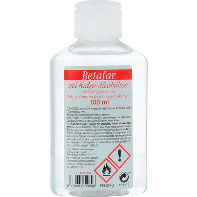 Betafar Gel Hidroalcohólico 100 ml