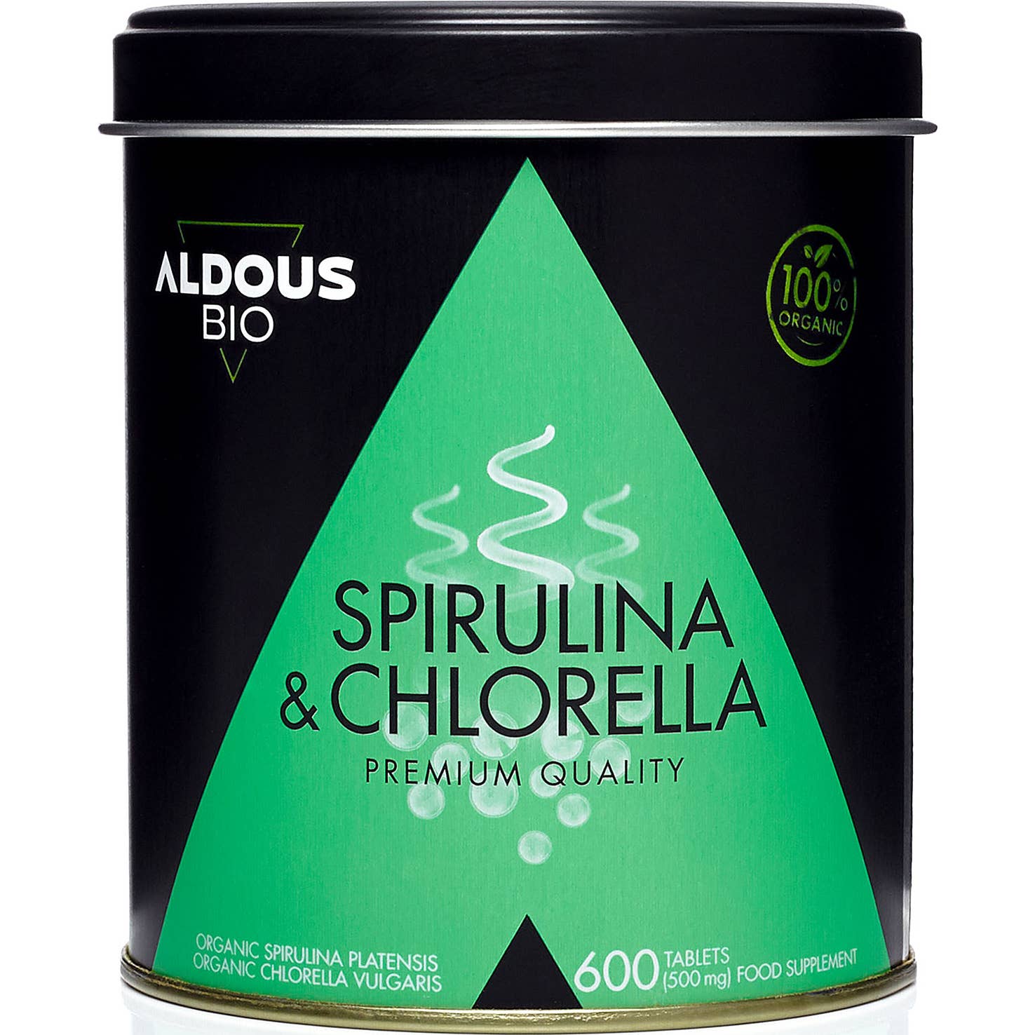 Aldous Bio Espirulina y Chlorella 600comp