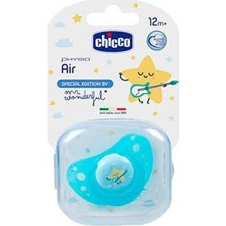 Chicco® Mr Wonderful Chupete Silicona 12 M+ 1 ud
