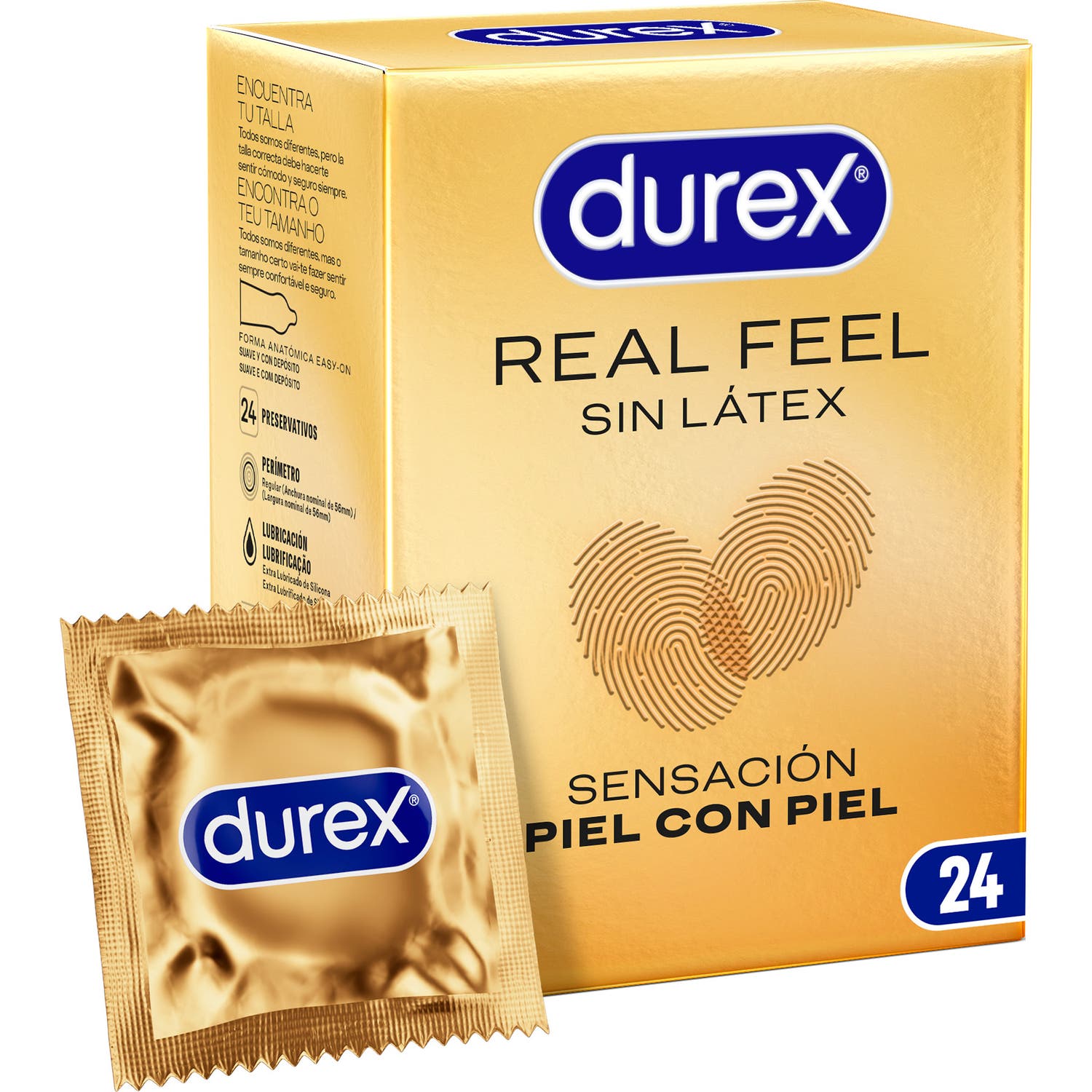 Durex Real Feel Preservativos 24uds