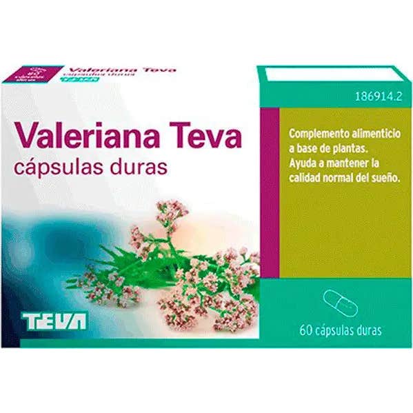 Valeriana Teva 60 capsulas Duras