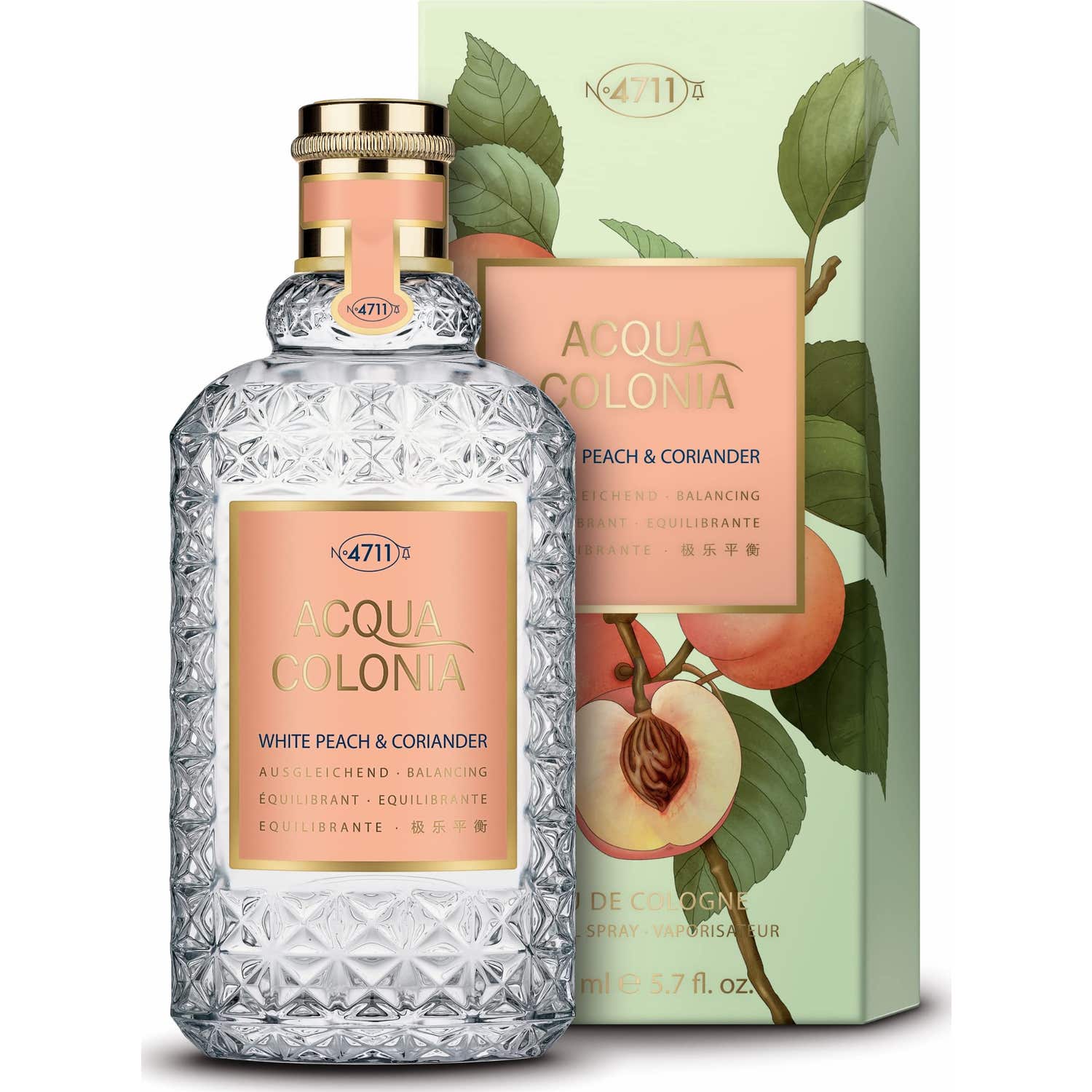 4711 Acqua Colônia Pêssego Branco E Coentro 50ml