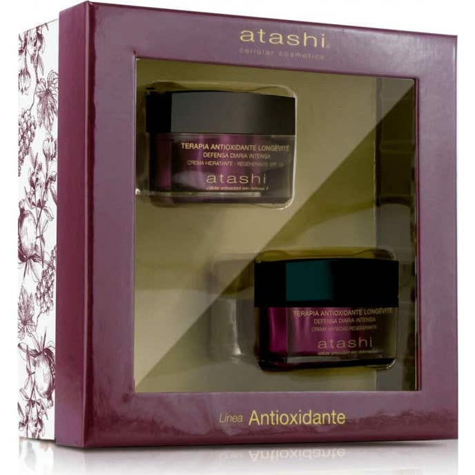 Atashi Ritual Antioxidante Crema Hidratante Día + Crema Antiedad