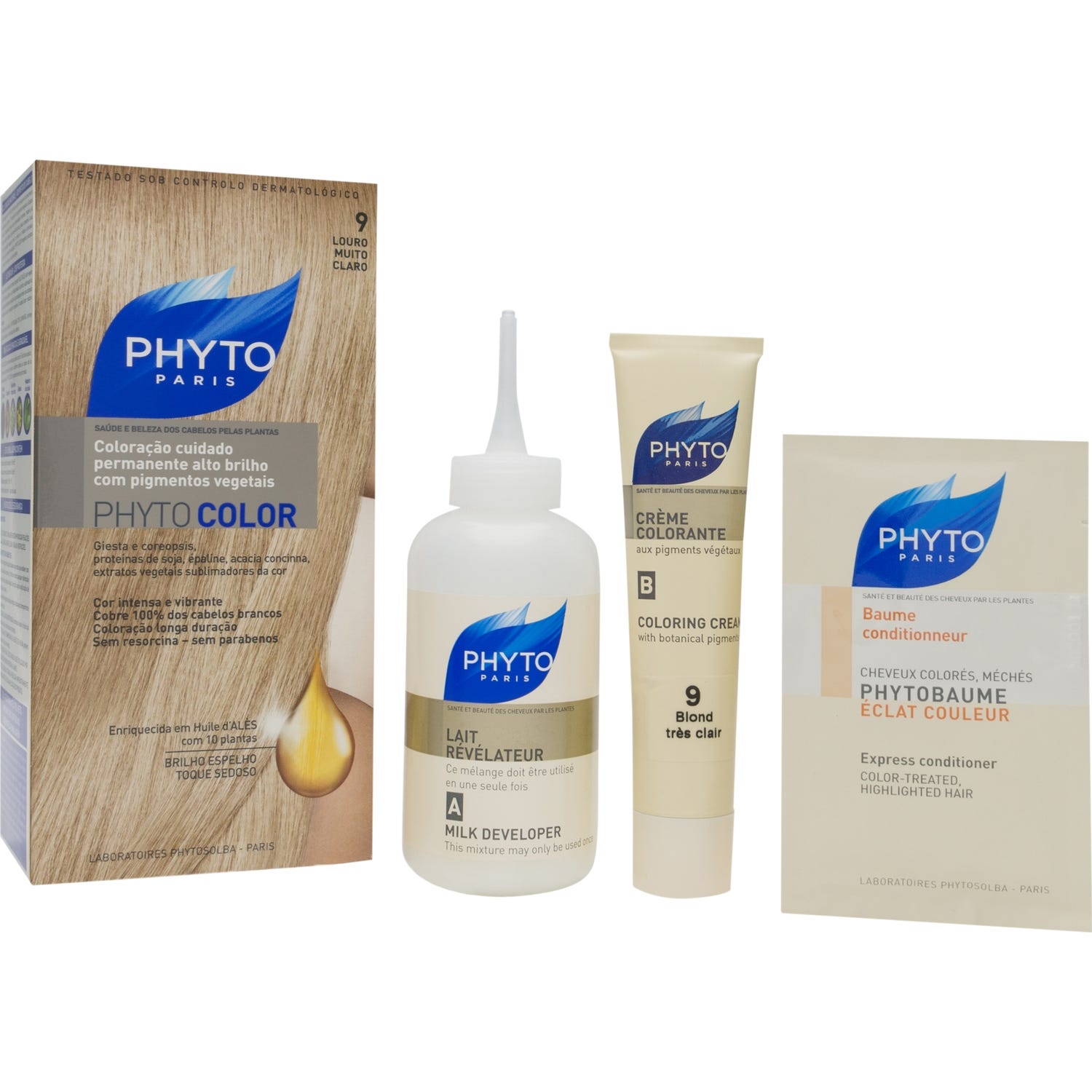Phyto tinte color 9 rubio muy claro 1ud