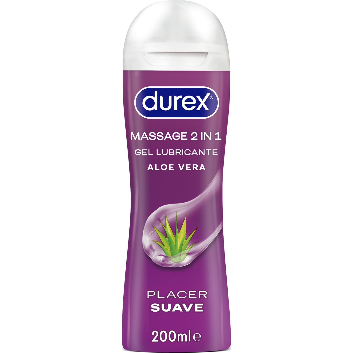 Durex Lubricante para Masajes Placer Suave Aloe Vera 200ml