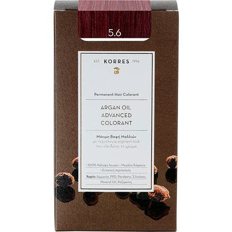 Korres Tinte Aceite de Argán 5.6 Castaño Claro Magenta 50 ml