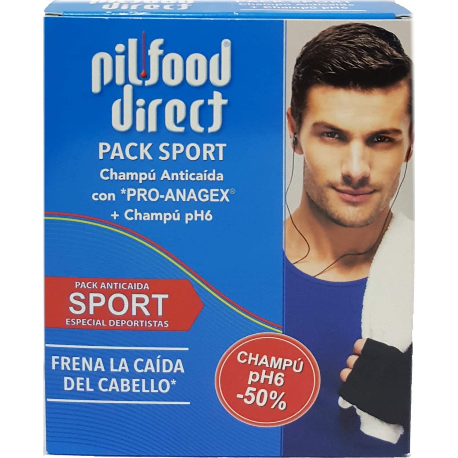 Pilfood Pack Anticaída Sport Champú 2x200ml