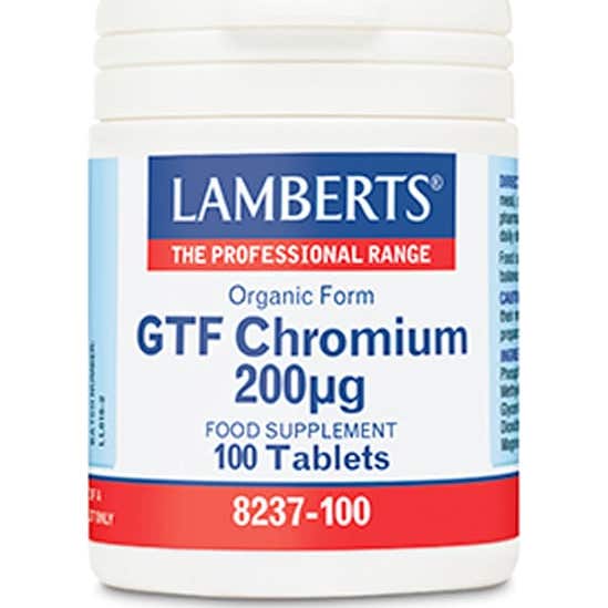 Lamberts 3 X Cromo Gtf 100 Tabletas De 200Μg - Imagen 2