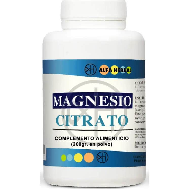 Alfa Herbal Magnesio Citrato Polvo 200 g