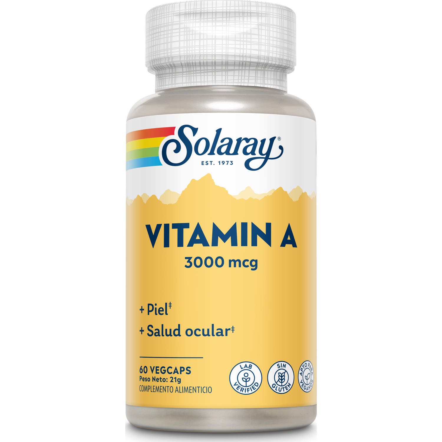 Solaray Vitamina A 3000mcg 60 caps