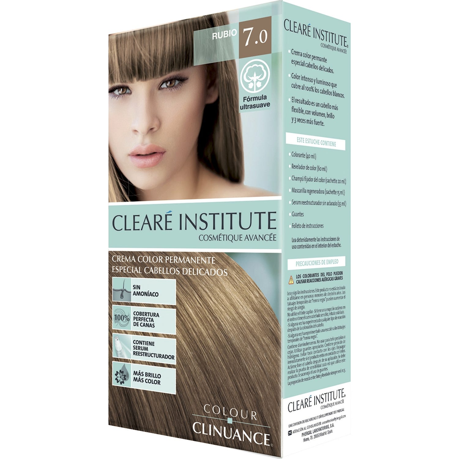 Clearé Institute Colour Clinuance 7.0 Rubio 170ml