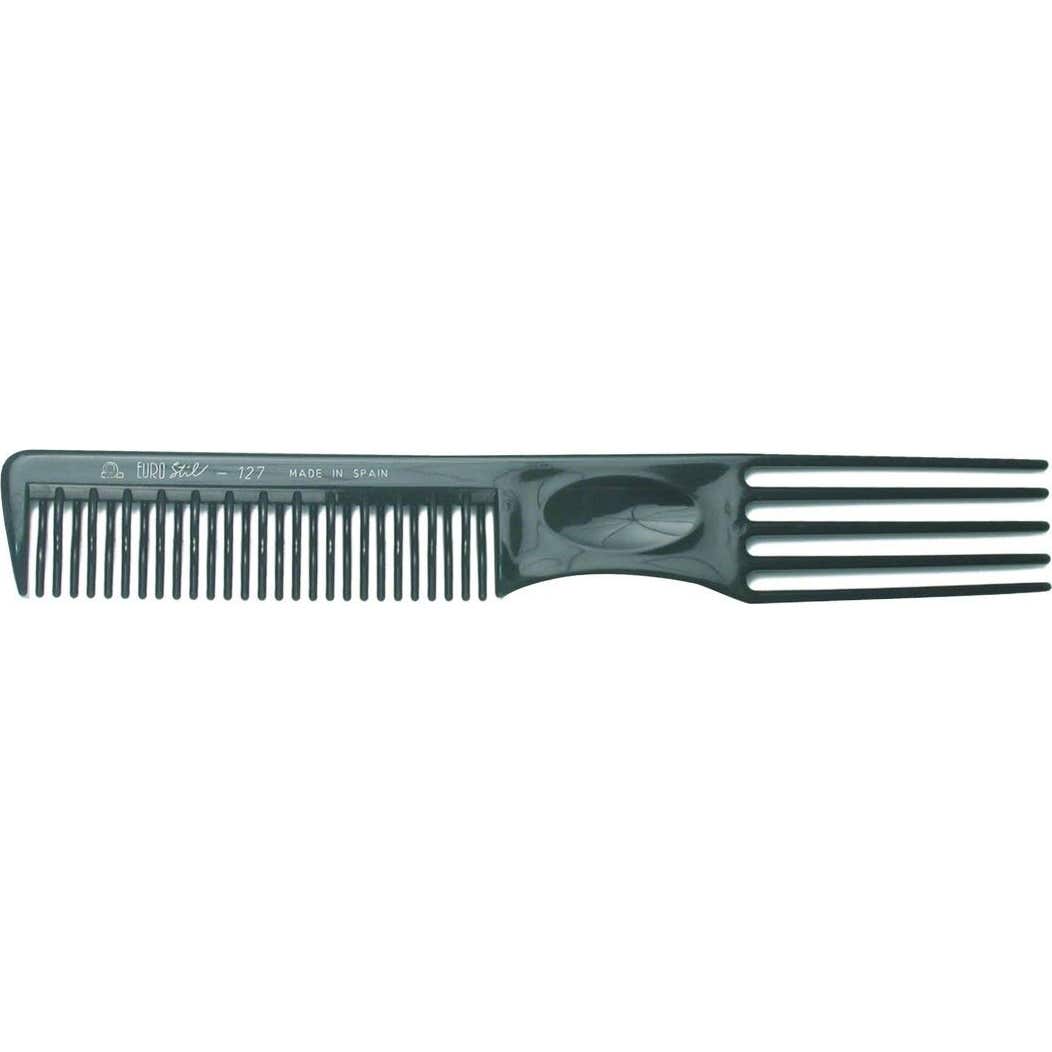 Eurostil Peine Curvado Negro 19 cm