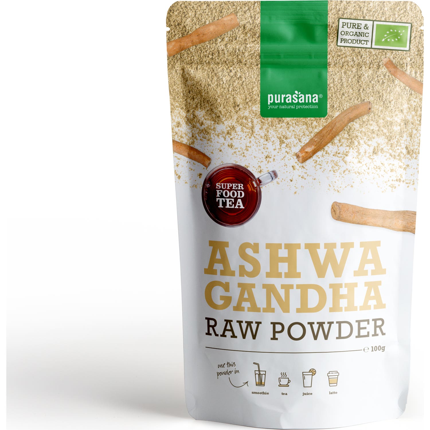 Purasana Ashwagandha Polvo Bio 100g