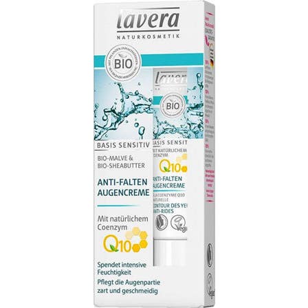 Lavera Contorno Ojos Crema Q10 Basis Sensitiv 15ml