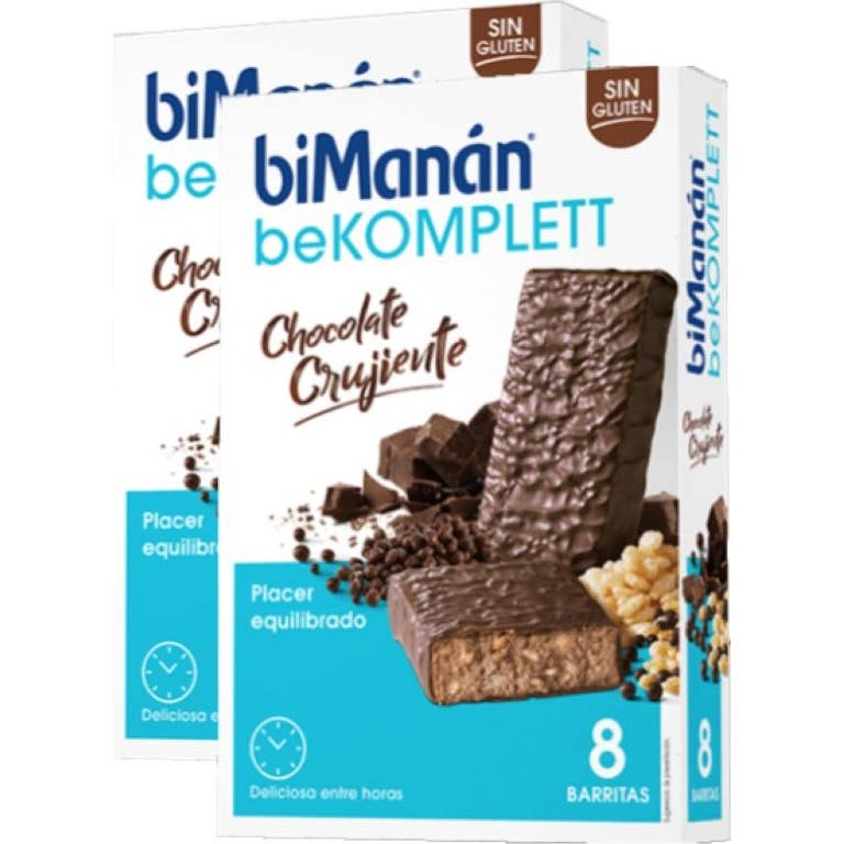 BiManán beKomplett Chocolate Crujiente 2x8uds