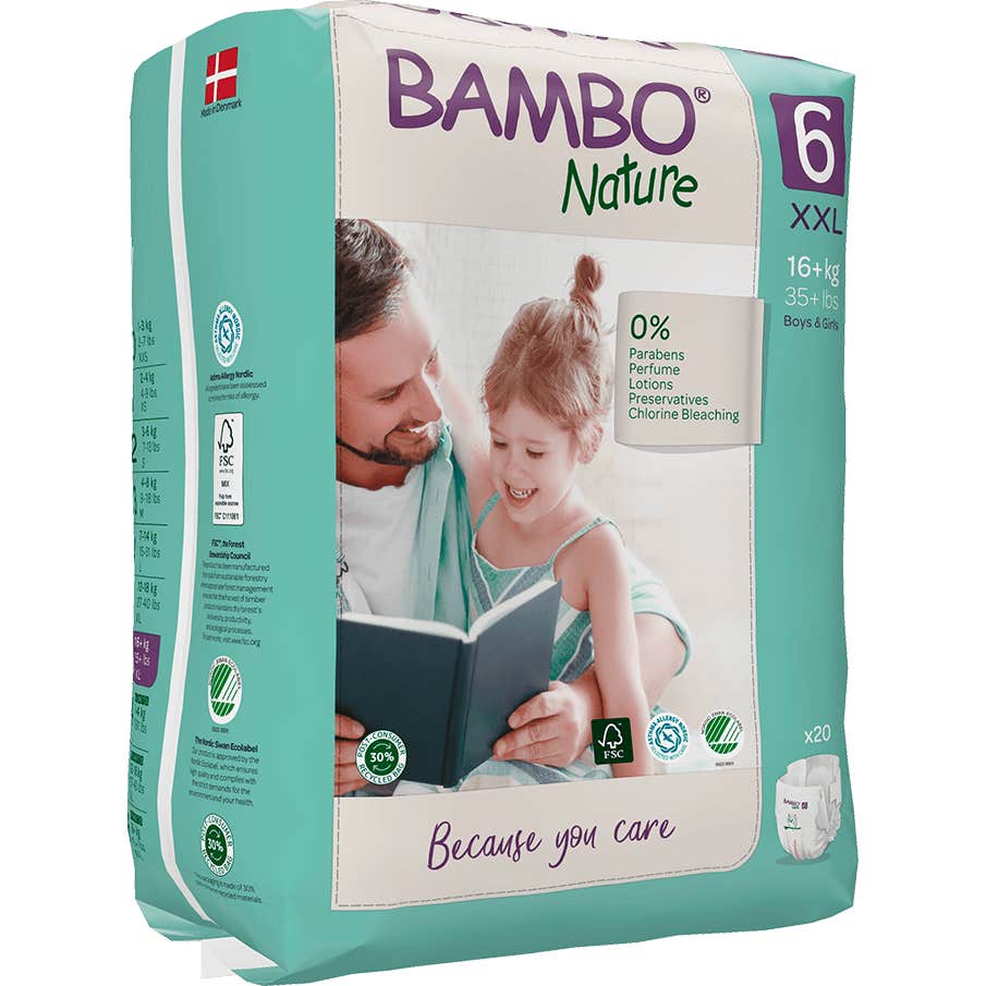 Bambo Nature Pañal Talla 6 XXL 40uds