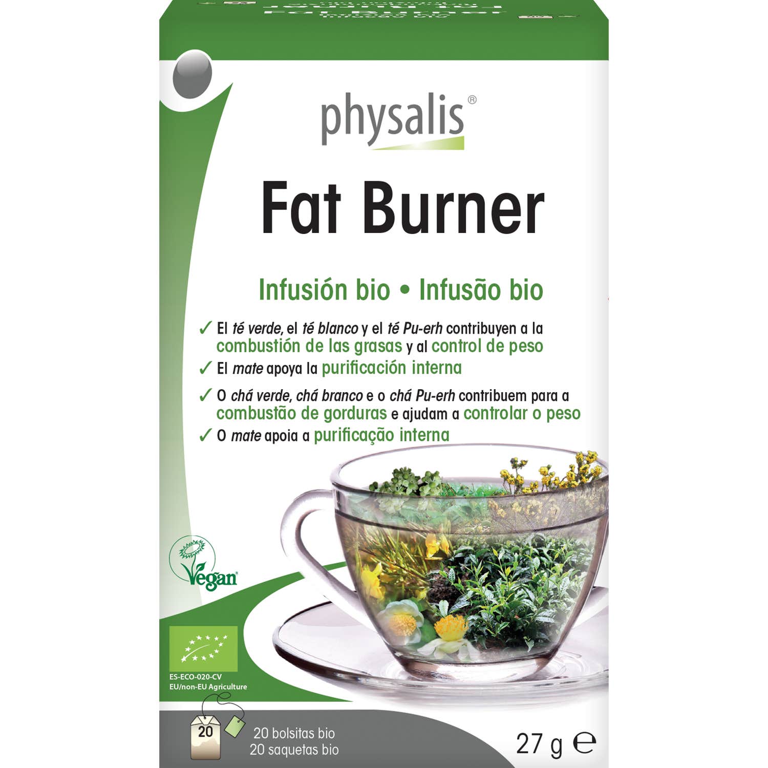 Physalis Fat Burner Infusión Bio 20uds