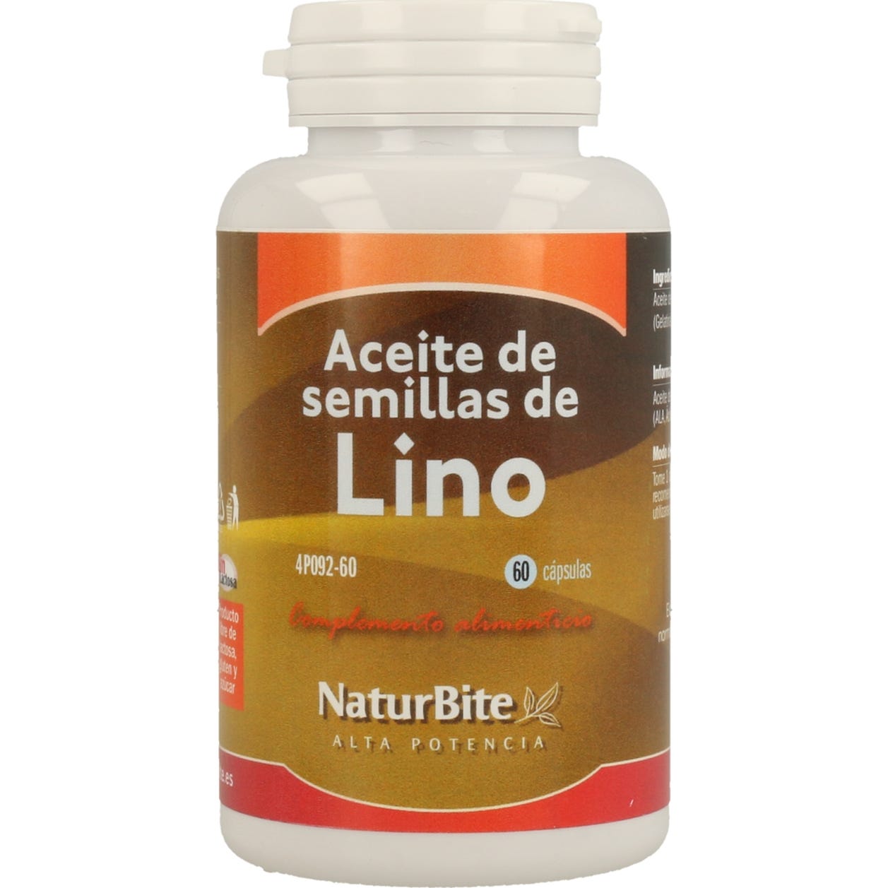 NaturBite Aceite de Semillas de Lino 1000mg 60caps