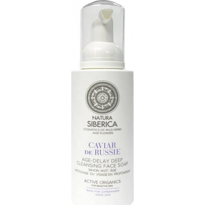 Natura Siberica Jabón Facial Limpieza Profunda Caviar Rusia 175 ml