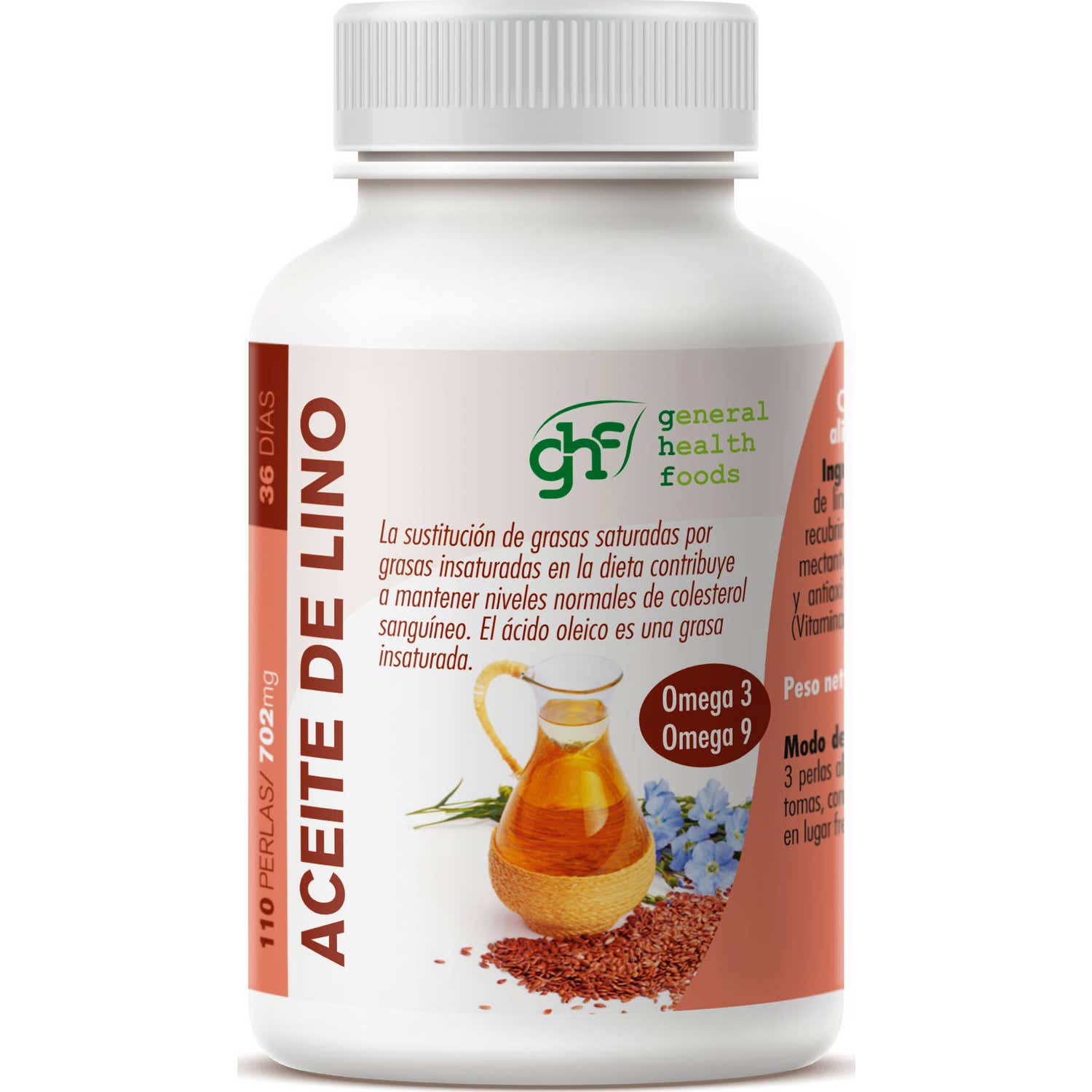 GHF Aceite de Lino 710mg 110 Perlas