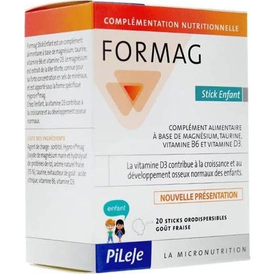 Pileje Formag Infantil Sabor Fresa 20 Stick