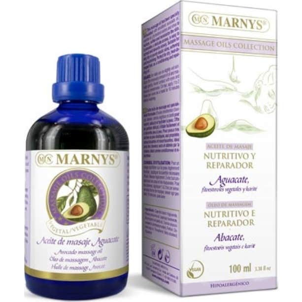 Marnys Aceite de Masaje de Aguacate Nutritivo 100 ml