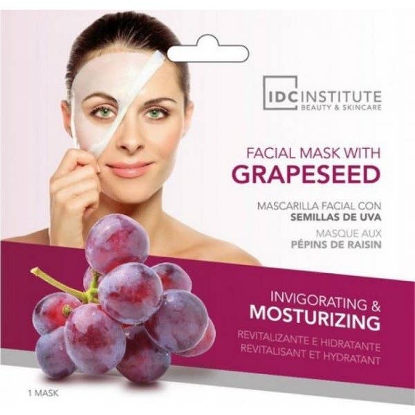 IDC Institute Mascarilla Facial Semilla de Uva 1 ud