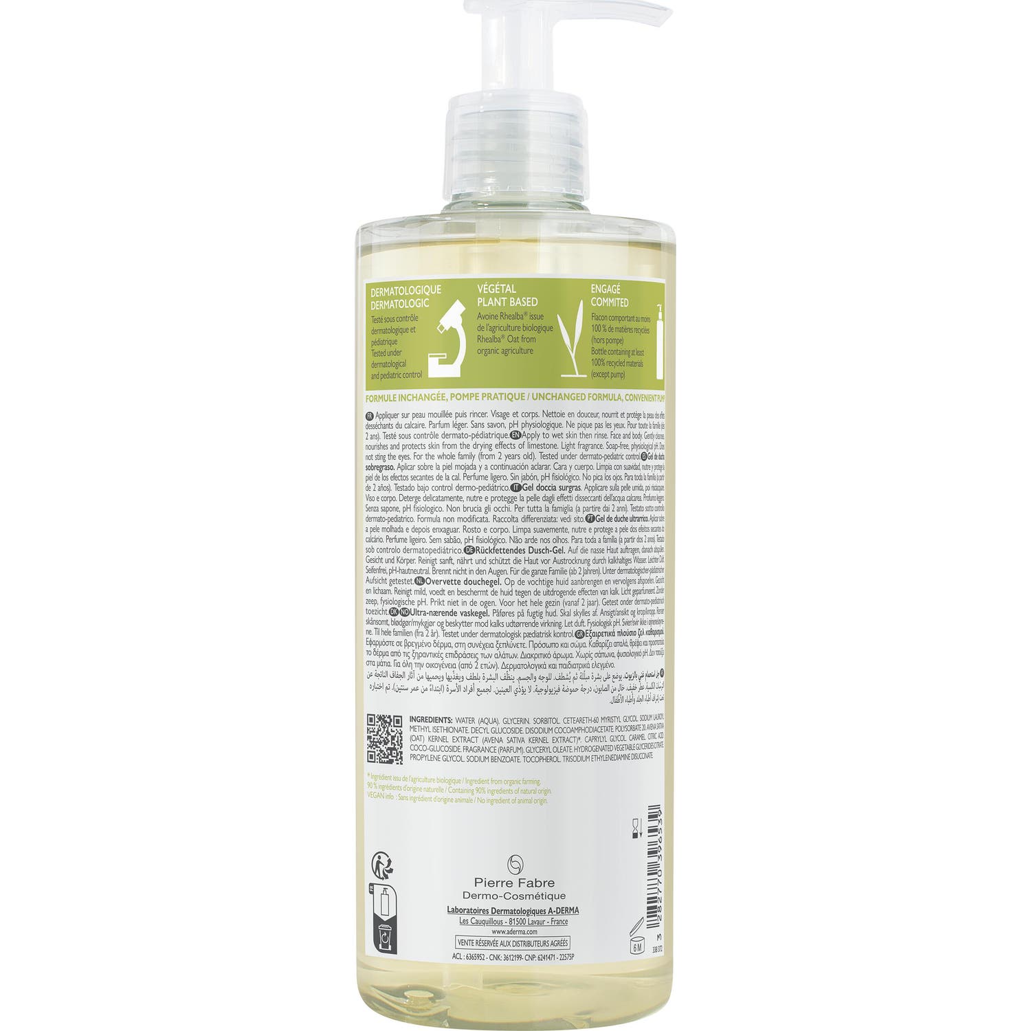 A-Derma Gel Ducha Sobregraso 500ml A-Derma Gel Ducha Sobregraso 500ml