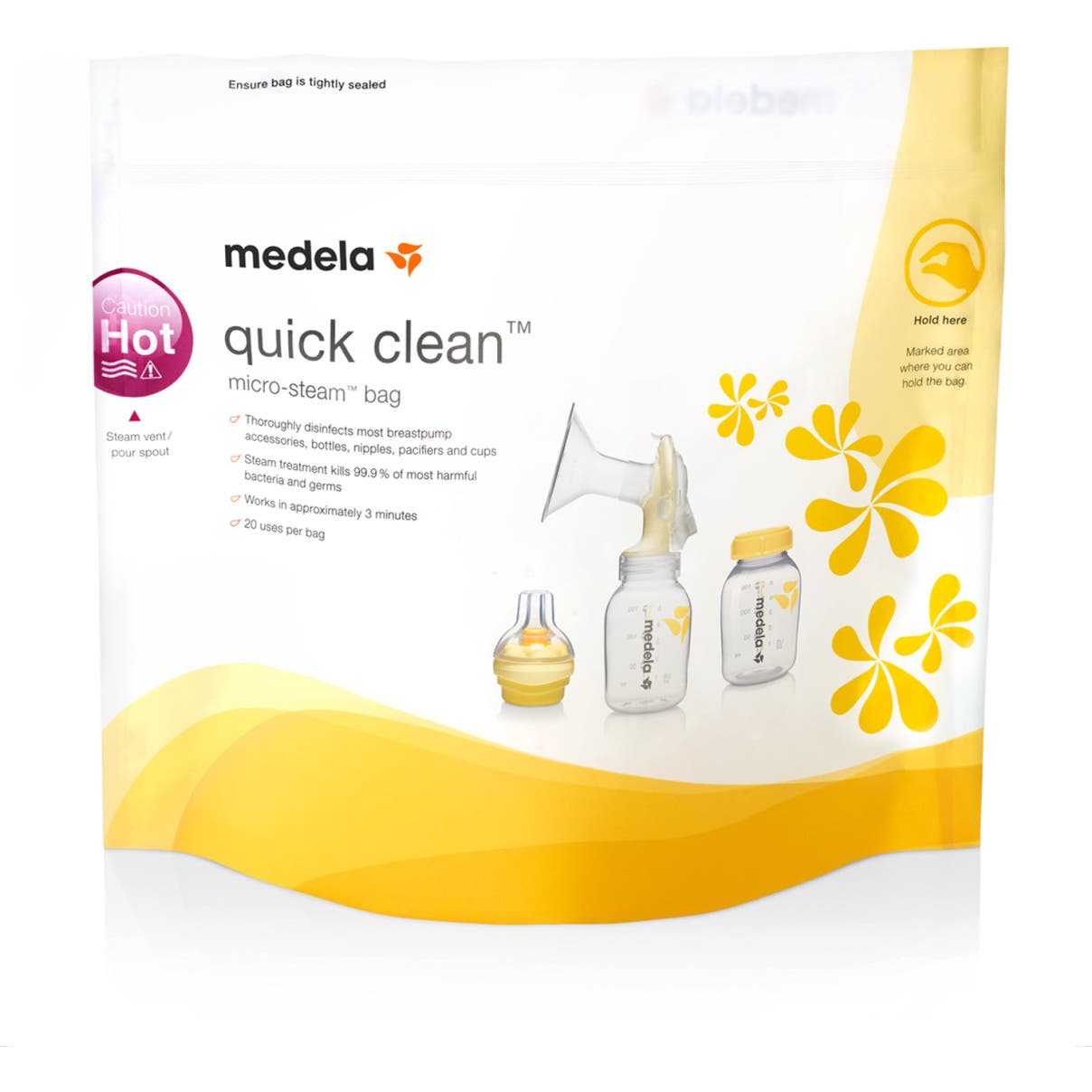 Medela Bolsa para microondas Quick Clean 5uds