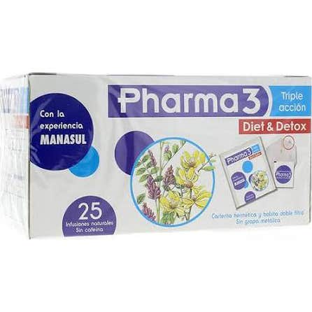Pharma3 Diet & Detox 25 infusiones
