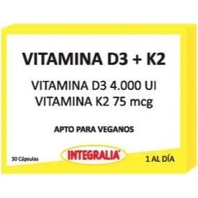 Integralia Mujer Vitamina D3+K2 30 Cápsulas - Imagen 2