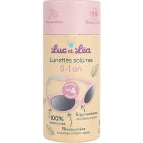 Luc et Lea Gafas Sol Biosourcé 0-1 Años Rosa 1 ud