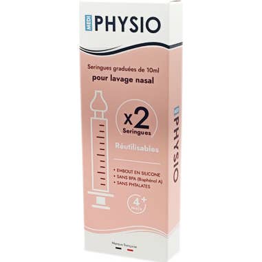 Medi Physio Jeringas Lavado Nasal 10 ml 2uds