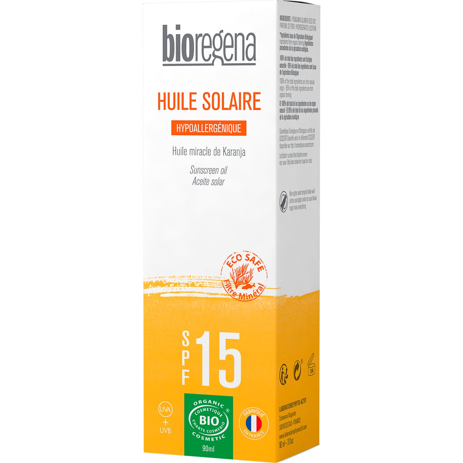 Bioregena Spray Aceite Solar Spf 15 90 ml