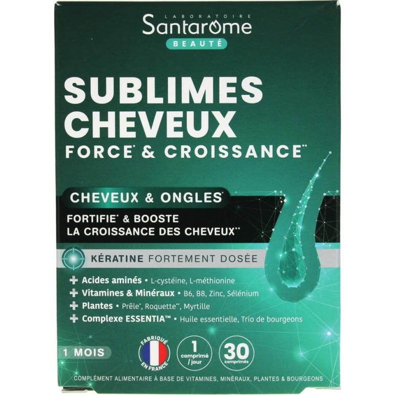 Santarome Sublime Fuerza y ​​Crecimiento Cabello 30 comp