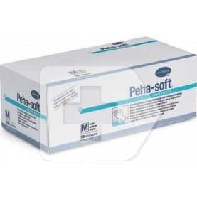 Peha-Soft guantes látex desechables sin polvo talla M 100 uds