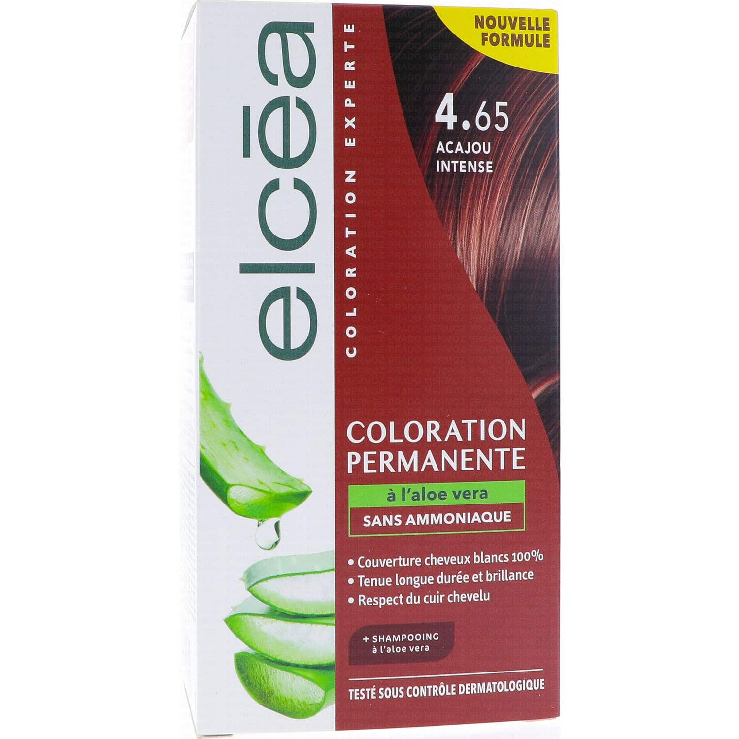 Elcea Coloración Permanente Aloe Vera 4.65 Caoba Intenso 140 ml
