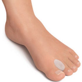 Separador de dedos con almohadilla para pies para Hallux Valgus Tamaño - Mediano M
