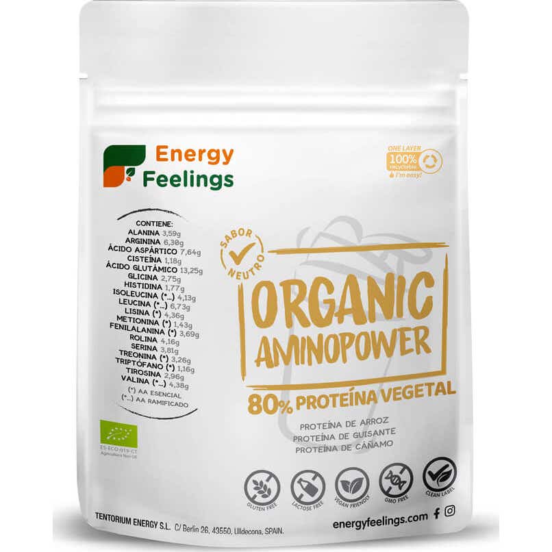 Energy Feelings Organic Aminopower 80% Neutro 500g