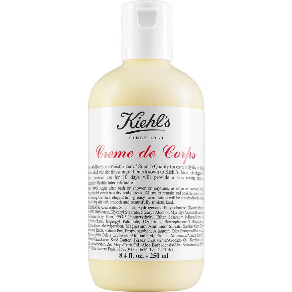 'Kiehl''s Creme de Corps Body Moisturizer 250 ml'