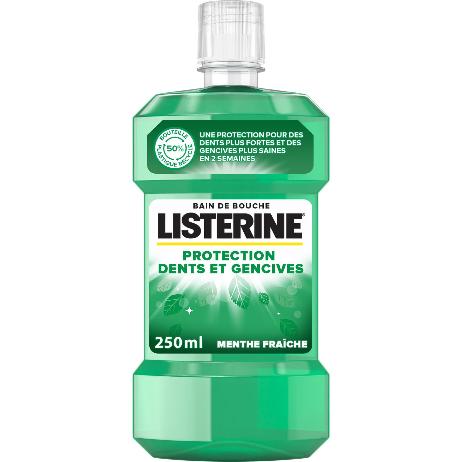 Listerine Enjuague Bucal Protección Dientes y Encías Menta Fresca 250ml