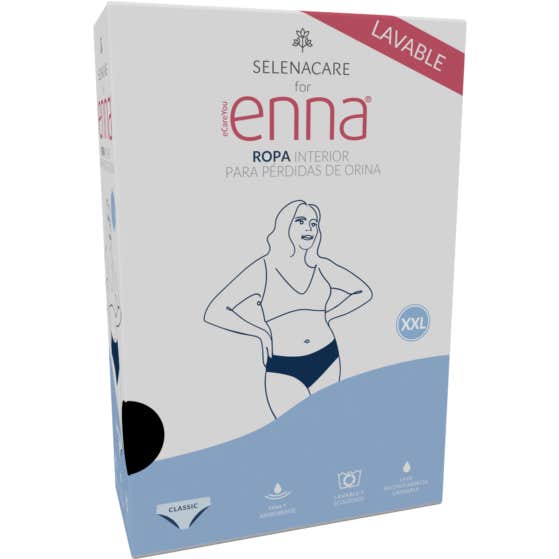 Enna Braga Pérdida de Orina Classic Negro Talla XXL 1ud