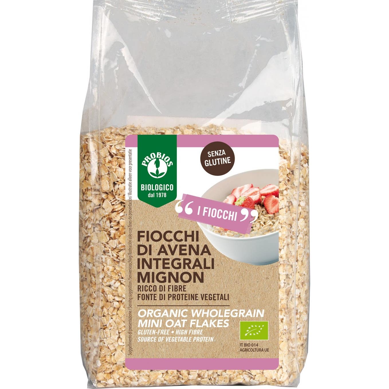 Probios Hojuelas Avena Integral Mignon sin Gluten 400g
