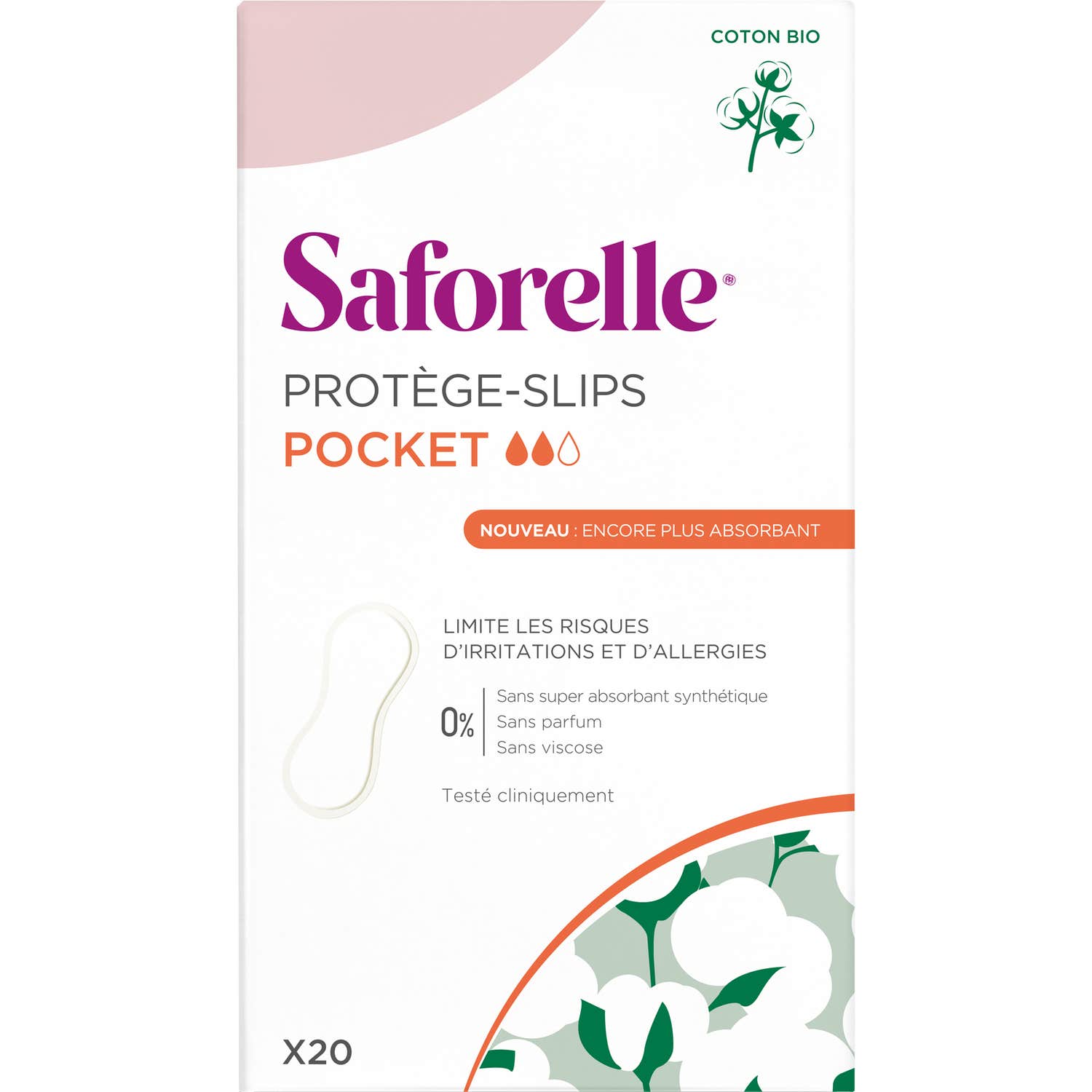 Saforelle Salva-Slips Pocket 20uds