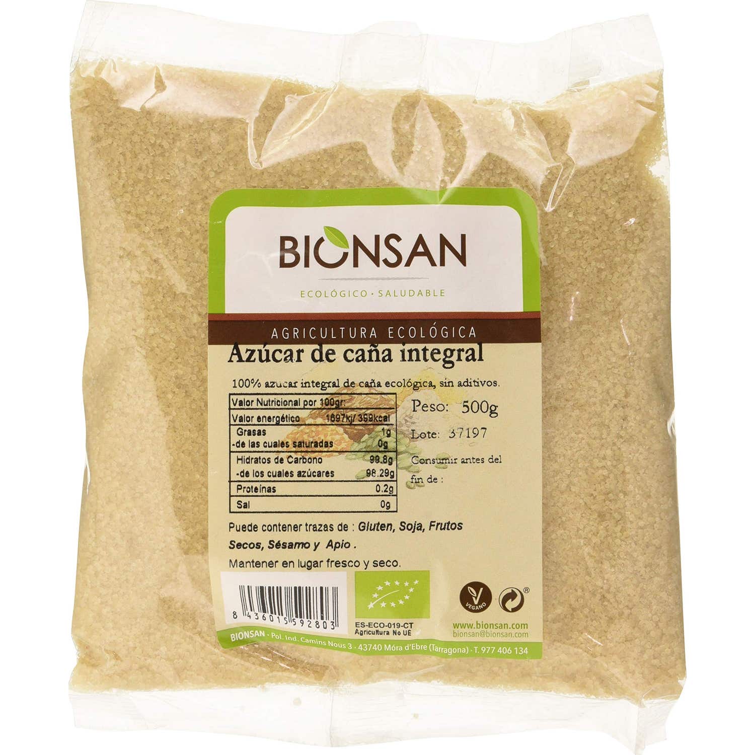 Bionsan Azúcar de Caña Integral Eco 500g