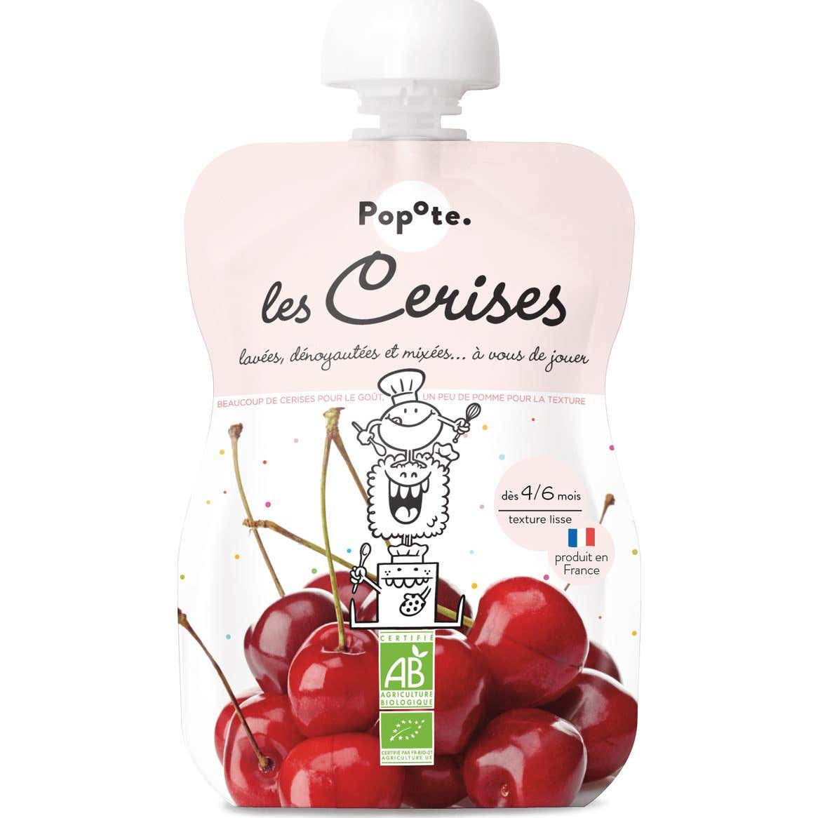 Popote Puré de Cereza 120g